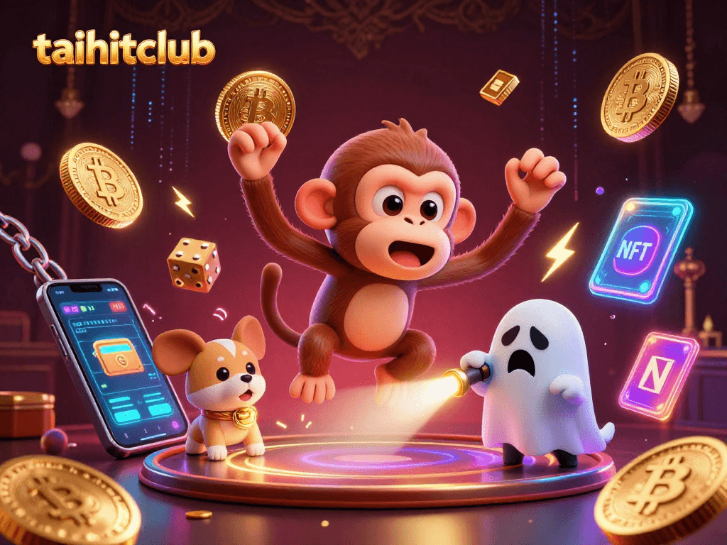 Engage in exciting gaming at taihitclub with a mischievous ghost and crypto elements.