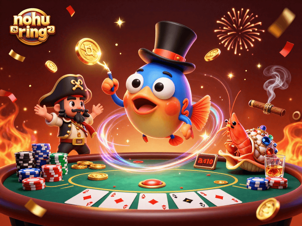 Engage with nohu-ring's vibrant 3D casino world with charismatic characters and exciting gameplay.
