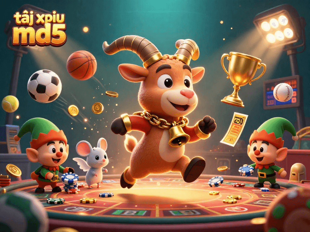 Experience the festive horrors at tài xỉu md5 casino with mischievous elf gremlins stealing chips.