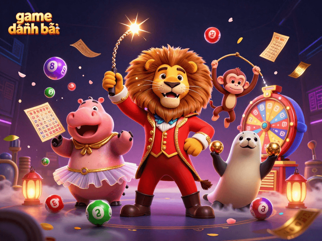 Engage with the thrilling game đánh bài featuring colorful elements and lively characters in an exciting casino setting.