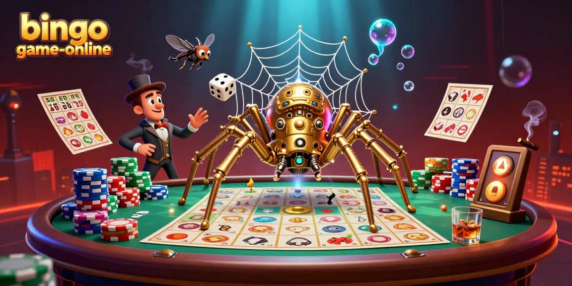 Engage in thrilling bingo action on bingo-game-online with vibrant chips and winning cards.