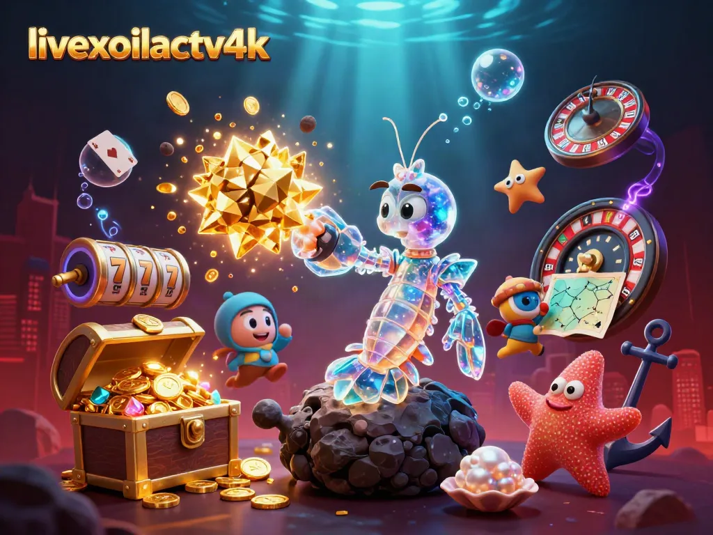 Experience thrilling action with the livexoilactv4k samurai shrimp amidst casino-themed elements.