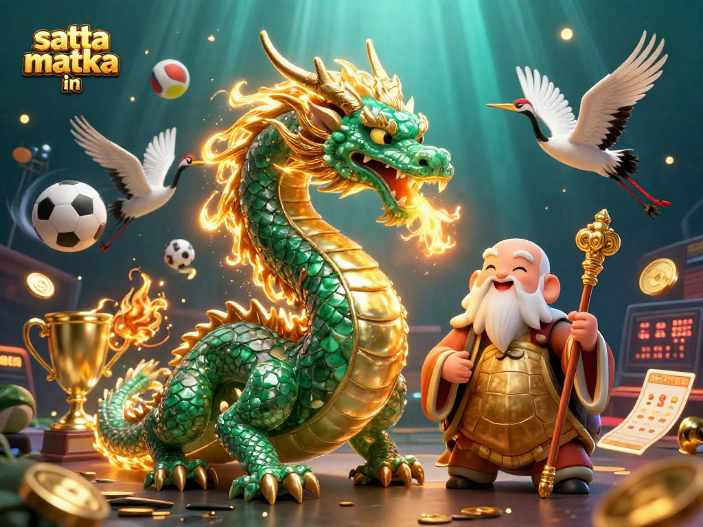 Experience thrilling satta matka in action with dynamic elements emphasizing gaming excitement and unique characters.