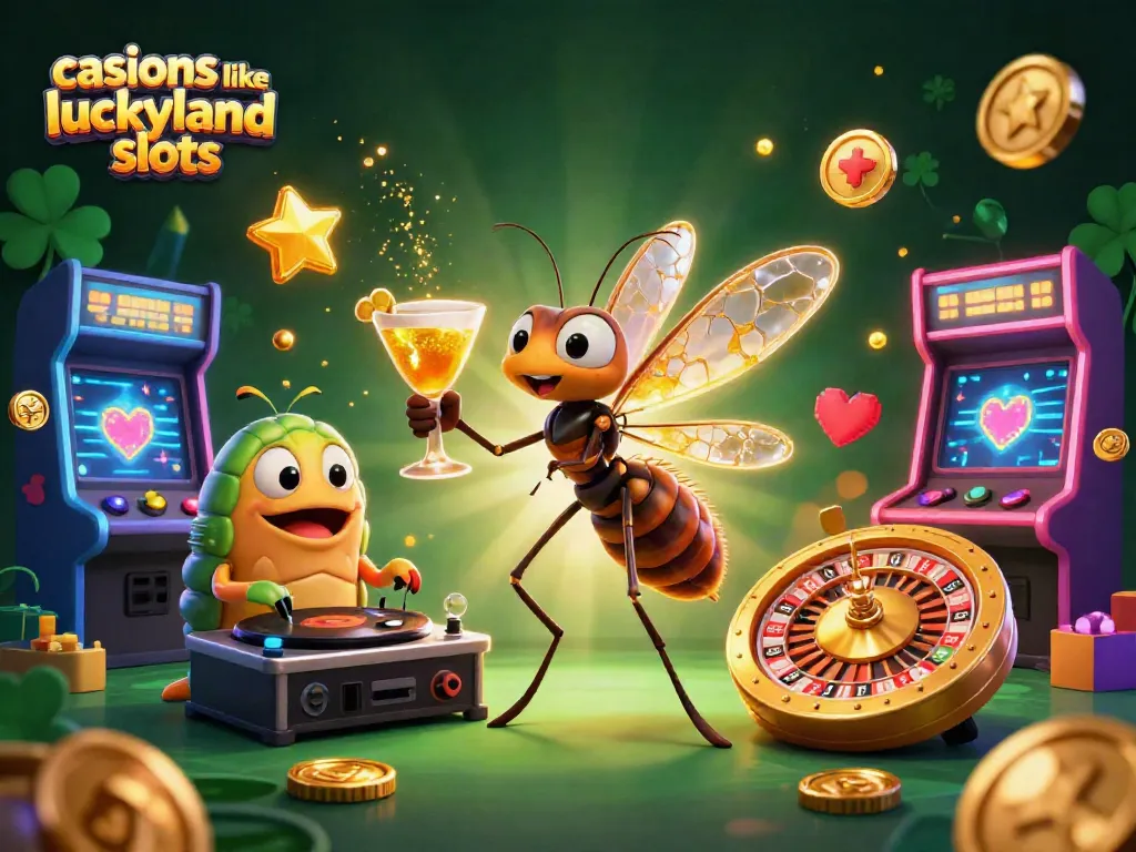 Engage with the vibrant scene of casinos like luckyland slots featuring dynamic characters and exciting gaming elements.