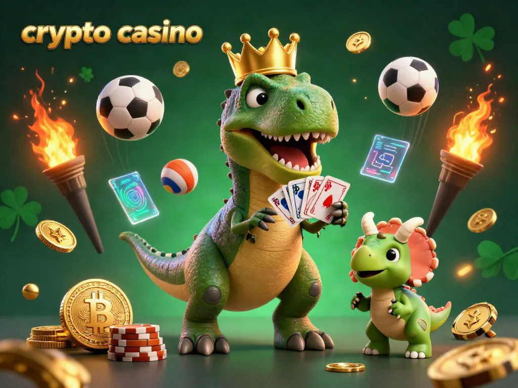Experience the excitement of a crypto casino with animated characters and dynamic elements.