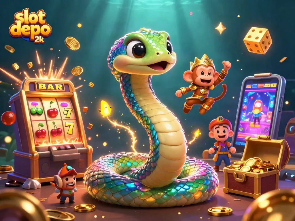 Experience the excitement of slot depo 2k with vibrant visuals and dynamic jackpot elements.