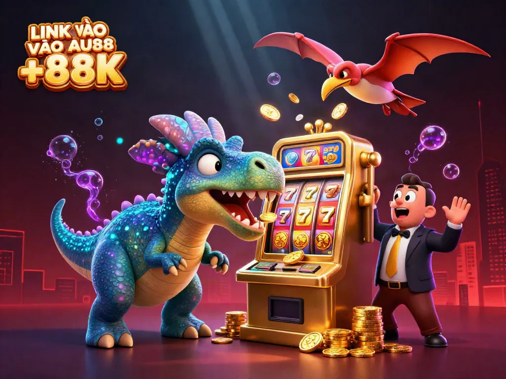 Experience the thrill of winning with LINK VÀO AU88 +88K featuring dinosaurs and a jackpot!