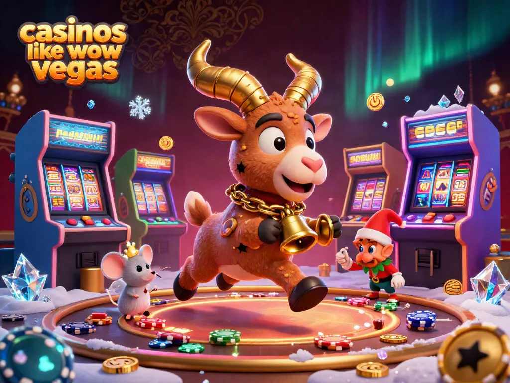 Experience the thrill of casinos like wow vegas with festive characters and vibrant gaming elements.