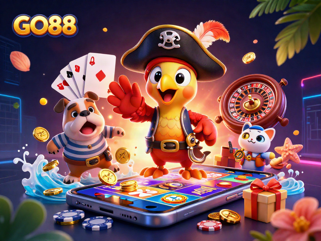 Engage in thrilling gambling fun with GO88 through innovative games and vibrant visuals.