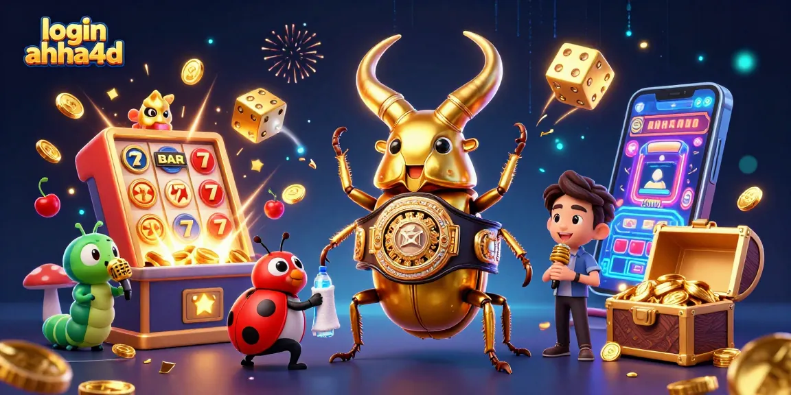Menangkan jackpot dengan login ahha4d di mesin slot yang berkilauan!